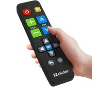 Control Remoto Universal EZclicker para televisores Toshiba ÚNICAMENTE (Negro) - Botones Grandes, simplificado y fácil de Usar (no Incluye 2 Pilas AAA).