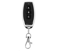 Control Remoto Universal para Abridor de Puerta de Garaje y Control Remoto de Puerta, Copia Clon de Metal Inalámbrica de 3 Teclas para Portón Eléctrico, Llavero Portátil, Largo