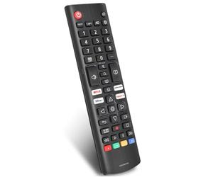Control remoto universal para televisores LG, Compatible con 4K, 8K, OLED, LED, webOS Smart TVs - Reemplazo para AKB76037601, AKB75095307, Netflix, Prime Video, Disney+ Streaming Keys