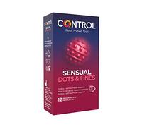 CONTROL SENSUAL DOTS LINES PUNTOS Y ESTRIAS 12 UDS
