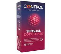 CONTROL SENSUAL DOTS LINES PUNTOS Y ESTRIAS 12 UDS
