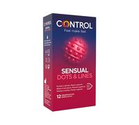 CONTROL SENSUAL DOTS LINES PUNTOS Y ESTRIAS 12 UDS