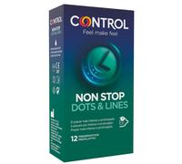 CONTROL - SIN PARAR PUNTOS Y LÍNEAS CONDONES 12 UNIDADES