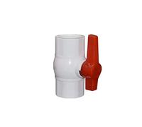 Control Valve, 1.25" 1.5" 2" 2.5" PVC Ball Valve, DN32 DN40 DN50 DN65 PVC Water Valve Garden Tap Melt Pipe Tube Connectors (Size : G1.25 x Thread) (Size : G1.5 x Thread)