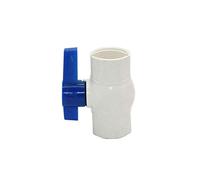 Control Valve, 1.25" 1.5" 2" 2.5" PVC Ball Valve, DN32 DN40 DN50 DN65 PVC Water Valve Garden Tap Melt Pipe Tube Connectors (Size : G1.25 x Thread) (Size : G1.25 x Thread)