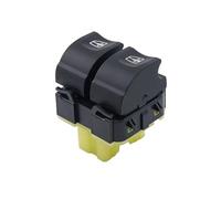 Control Ventana Lateral Interruptor Elevalunas Eléctrico para Renaultes para Dacia para Captur para Clio IV, Trafic III, 10023898, 254118722R, Base Amarilla, 254118044R Botonera Elevaluna