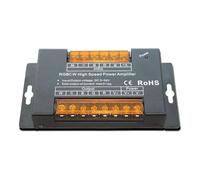 Controlador 5 en 1 LED RGBCCT de alta velocidad máx. 50 A 1200 W para DIM CCT RGB FCOB 3528 5050 LED Strip Light DC5-24 V (RGBCW Amplificador de alta velocidad)