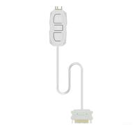 Controlador ARGB, cable de control de iluminación manual de 5 V y 3 pines para ventiladores de PC y barras de luz, construcción TPE, diseño compacto de 450 mm, para construcciones personalizadas de PC