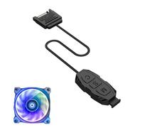 Controlador ARGB - Controlador ARGB Estable de 5V para LED |Conectores de Tira de luz LED RGB, Tira Ancha sin Soldadura de 3 Pines para pelar Conector de ángulo de Cable de extensión de Puente para g