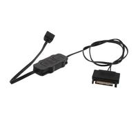 Controlador Argb Mini de 5v 3 Pines para Ventiladores PC Negro | Centro Interno Cable y Divisor, Aleación y Plástico, Sincroniza Iluminación Rgb para Juegos