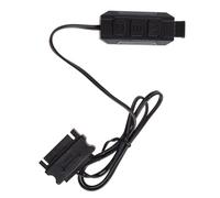 Controlador ARGB RGB de 5 V, 3 pines, fuente de alimentación manual, iluminación LED para carcasa de ordenador, ventilador ARGB, controlador ARGB, 50 cm