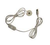 Controlador atenuador de interruptor táctil en línea luz LED con cable 2 metros DC 5V 12V controlador dos colores + panel(Touch Switch-3W)