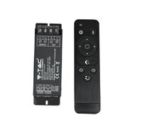 Controlador Atenuador Inalámbrico RF 2.4GHz Negro V-TAC VT-2414