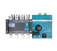 Controlador ATS 63A 100A 4P Interruptor de transferencia automática de doble potencia, voltaje de control 220V Piezas for generador diésel eléctrico(100A)