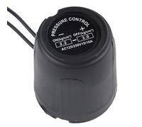 Controlador automático de interruptor de presión de bomba de agua con metal y construcción de ABS para sistemas Ac220v con interfaz de doble rosca y función de apagado inteligente en color negro (3/8