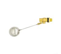 Controlador automático de nivel de agua hecho de acero inoxidable y latón para tanques residenciales y comerciales, torres más sistemas de riego, oro 28,5 cm (DN20)