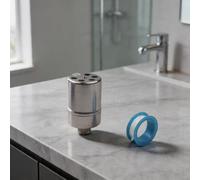 Controlador automático de nivel de agua Válvula de bola flotante de acero inoxidable Prevención eficiente de desbordamiento para mini válvula DN15 Rosca G1/2 Plata para tanque de agua Grifo de cocina