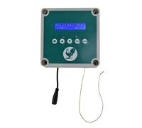 Controlador automático de puerta de gallinero, sensor de luz con temporizador de control remoto, IP44, kit de motor eléctrico para puerta de casa de aves de corral, protege a las aves de corral