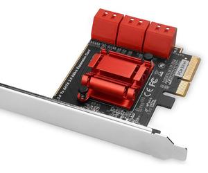 Controlador AXAGON PCES-SA6 PCIe Controller 6x internal SATA 6G port + LP