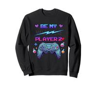Controlador Be My Player para Dos Jugadores Retro con diseño de Amor Sudadera