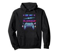 Controlador Be My Player para Dos Jugadores Retro con diseño de Amor Sudadera con Capucha