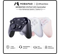 Controlador Bluetooth Mobapad CHITU 2 con joysticks TMR para Nintendo Switch 1/2 PC Android iOS con HD Rumble, NFC, Turbo Gamepad Pink