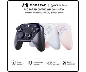Controlador Bluetooth Mobapad CHITU 2 con joysticks TMR para Nintendo Switch 1/2 PC Android iOS con HD Rumble, NFC, Turbo Gamepad Pink