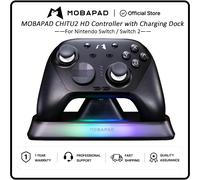 Controlador Bluetooth MOBAPAD CHITU 2 Matte Version Pro 2 HD con base de carga para Nintendo Switch 1/2, PC, Android, iOS, Gamepad White