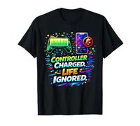 Controlador Cargado por Vida ignorada: Juegos Hardcore audaces Camiseta