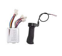 Controlador cepillado de motor de 24 V 500 W con empuñadura giratoria del acelerador Potente control de velocidad de bajo ruido para bicicletas eléctricas Scooters Carcasa de