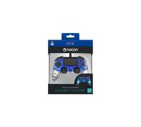 Controlador Compacto con Cable Manette Nacon Transparente Azul para PS4 Compatible con PC
