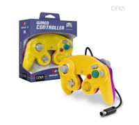 Controlador Con Cable Cirka Amarillo Púrpura - Nuevo - Gamecube, WII