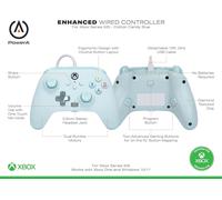 Controlador Con Cable Xbox X Powera Mejorado - Azul Algodón De Azúcar