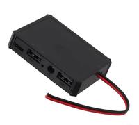 Controlador de acondicionador de energía del panel solar con entrada de voltaje ancha de 5 V a 30 V y protección impermeable IP67 para dispositivos al aire libre negro (sin cable)