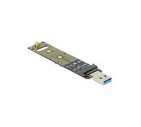 Controlador de almacenamiento - DELOCK - M.2 NVMe - 10 Gbit/s - USB 3.1 (Gen 2) - Blanco