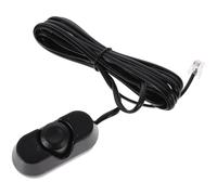 Controlador de Amplificador para Coche, Ajuste de Subwoofer, Negro | Control de Volumen Asiento, Control Táctil Directo, PVC Negro, para Conductores y Audio