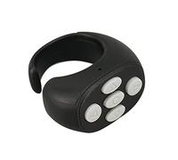 Controlador de Anillo Inteligente, Volteador de Página de Control Remoto Inalámbrico 5.3 para Libro Electrónico, Material ABS Resistente Al Desgaste, Tiempo de Espera (Negro)