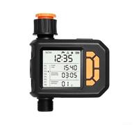 Controlador de aspersor con sensor de lluvia impermeable IP54, temporizador automático de manguera de jardín de 8 zonas, dispositivo programador de riego solenoide de trabajo para grifo al aire libre