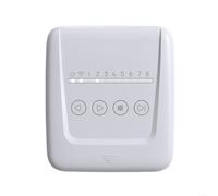Controlador de aspersor inteligente WiFi de 8 zonas, sistema de riego programable con adaptación a la intemperie, aplicación de retardo de congelación de lluvia, control remoto para jardín, césped