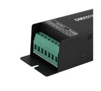 Controlador de atenuación decodificador digital 512 DMX512, adecuado for tira luz LED RGB, conexión RJ45, CC 12-24 V, 20 A