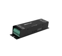 Controlador de atenuación del decodificador pantalla digital 512, controlador DMX512, adecuado for tiras luz LED RGB, conexión RJ45