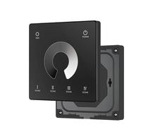 Controlador de atenuación LED inalámbrico V1 DC 5 V/12 V/24 V 8 A PWM con interruptor y control remoto táctil for COB 5050 3528 monocromática(1-Zone TW1-B)