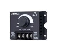 Controlador de atenuación LED, módulo de tira de luz monocromática, barra de luz, caja de luz, letrero, perilla de ajuste de brillo de 12-24 V, interruptor(12V 24V dimmer)