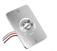 Controlador de atenuación LED PWM CC 12 V 5 A para un ajuste suave de luz en remolques y uso doméstico con carcasa resistente y compatibilidad con múltiples lámparas