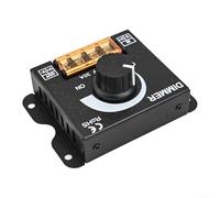 Controlador de atenuación LED, regulador de tira de luz LED de 12 V 24 V, módulo de atenuación LED de un solo color, perilla de control LED de RV, 0-100% de brillo