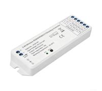 Controlador de atenuación LED RF 2.4G Full Touch, interruptor de luz blanca sintonizable de temperatura de doble color, kit de control remoto inalámbrico para tiras de luces de techo (receptor)