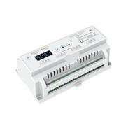Controlador de atenuación riel DIN RGB/RGBW 12/24 canales, atenuador tira luz LED, voltaje constante, decodificador DMX512 y RDM(12 Channel D12)