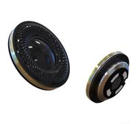 Controlador de auriculares de cabeza plana de alta impedancia de 300 ohmios con unidad dinámica de 15.4 mm, cámara de resonancia Helmholtz y diafragma compuesto de carbono para audio HiFi de graves