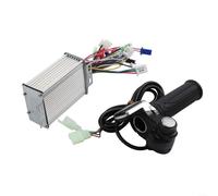 Controlador de bicicleta eléctrica Kit de pantalla LCD Controlador de motor sin escobillas con manillar del acelerador 36V 48V 64V 350W para E-Bike Carcasa de aleación de aluminio (36V48V 350W)