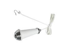 Controlador de cable de tracción, acabado cromado, extensión de de nailon, cómodo manejo táctil | Solución de repuesto de 150 cm para ajustar la iluminación y la ventilación en todo